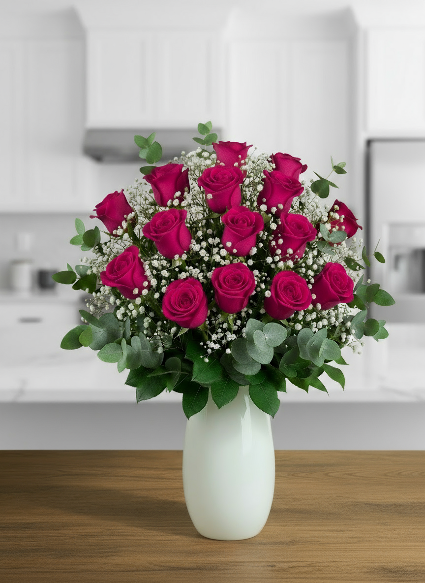 Unforgettable Love-Two Dozen Rose Arrangement