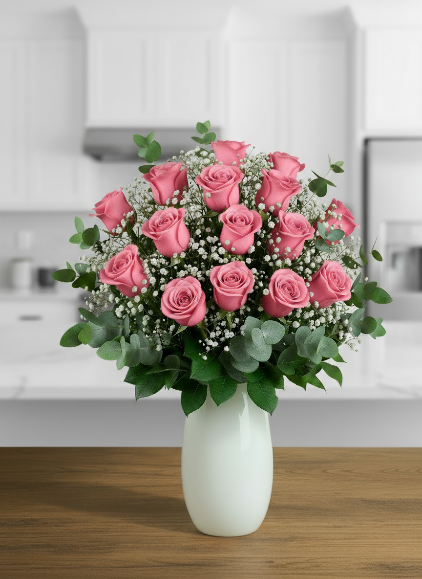 Unforgettable Love-Two Dozen Rose Arrangement