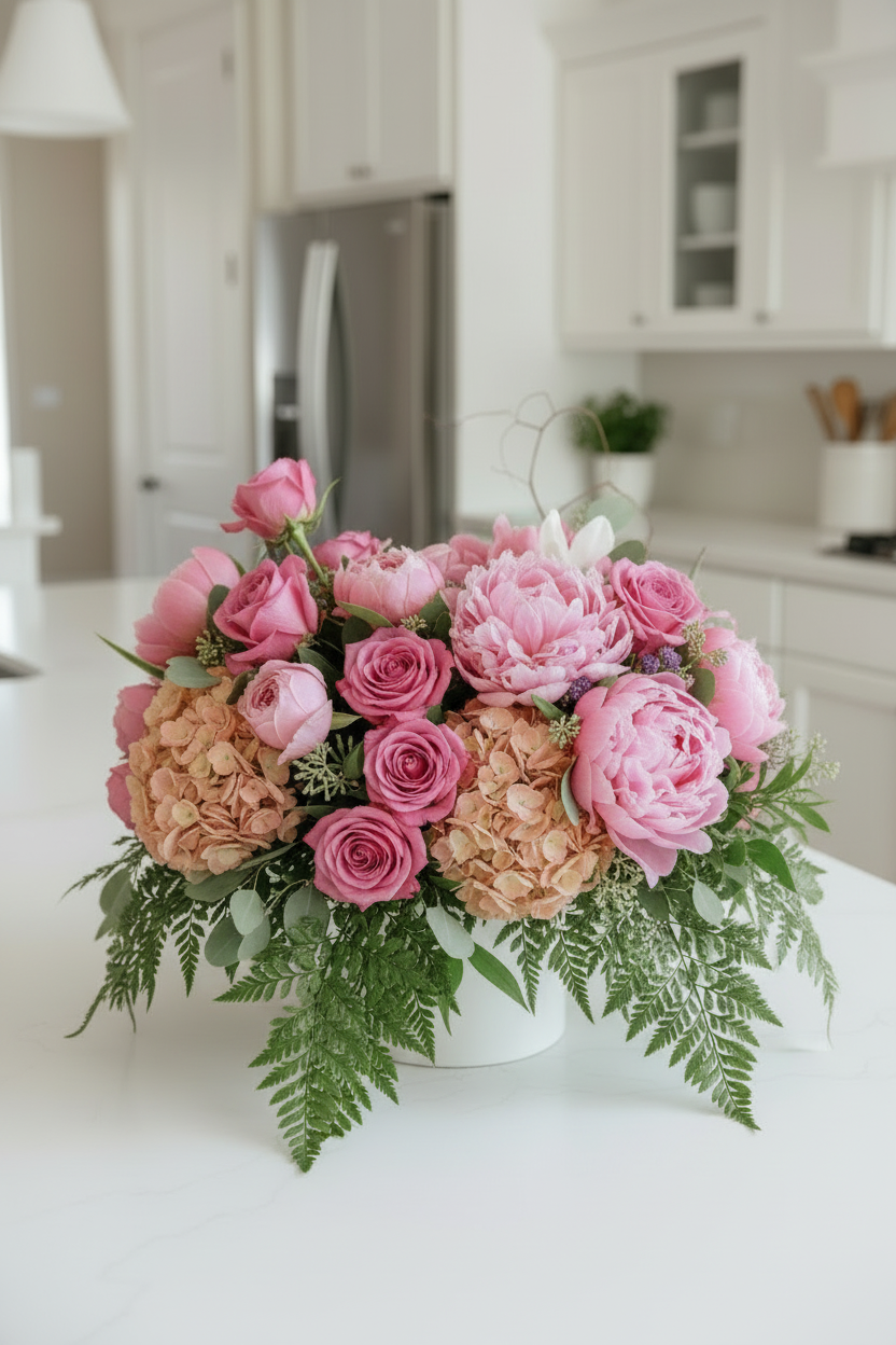 Peony_Rose_bloom and petals