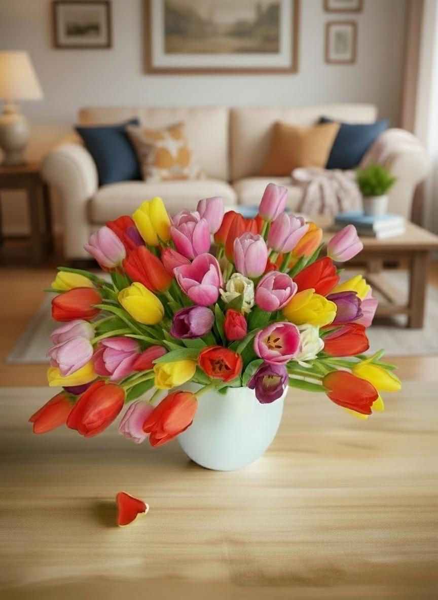 Morning Bloom _Tulip Arrangement