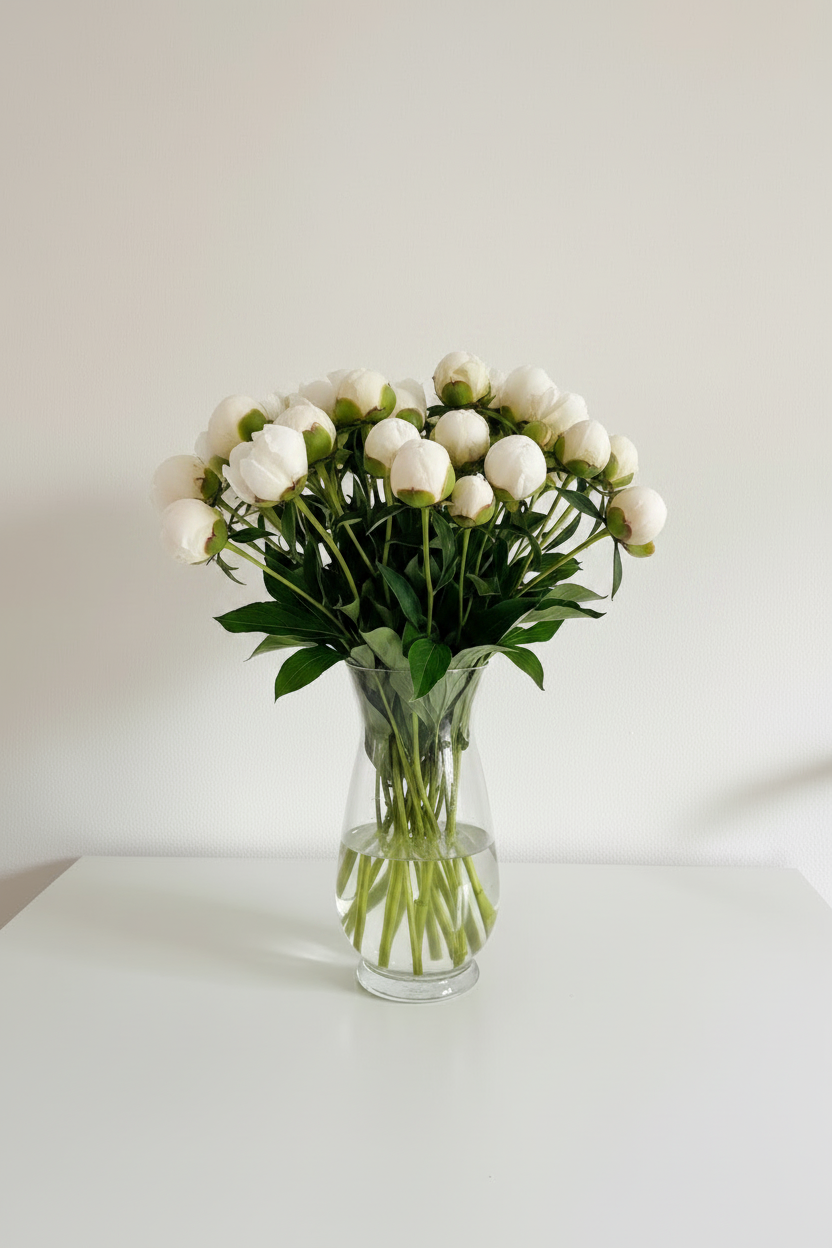 Peony Bloom-Flower Bouquet /Vase Arrangement